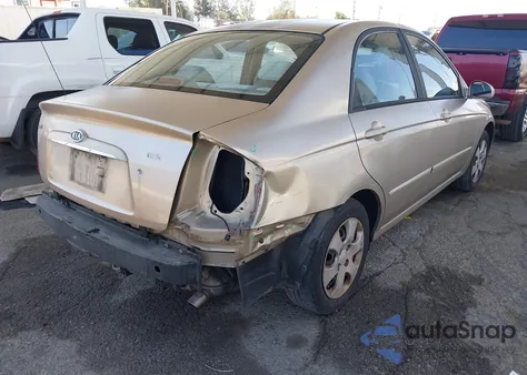2004 Kia Spectra Ex/Lx from USA, damaged, VIN KNAFE122145041484
